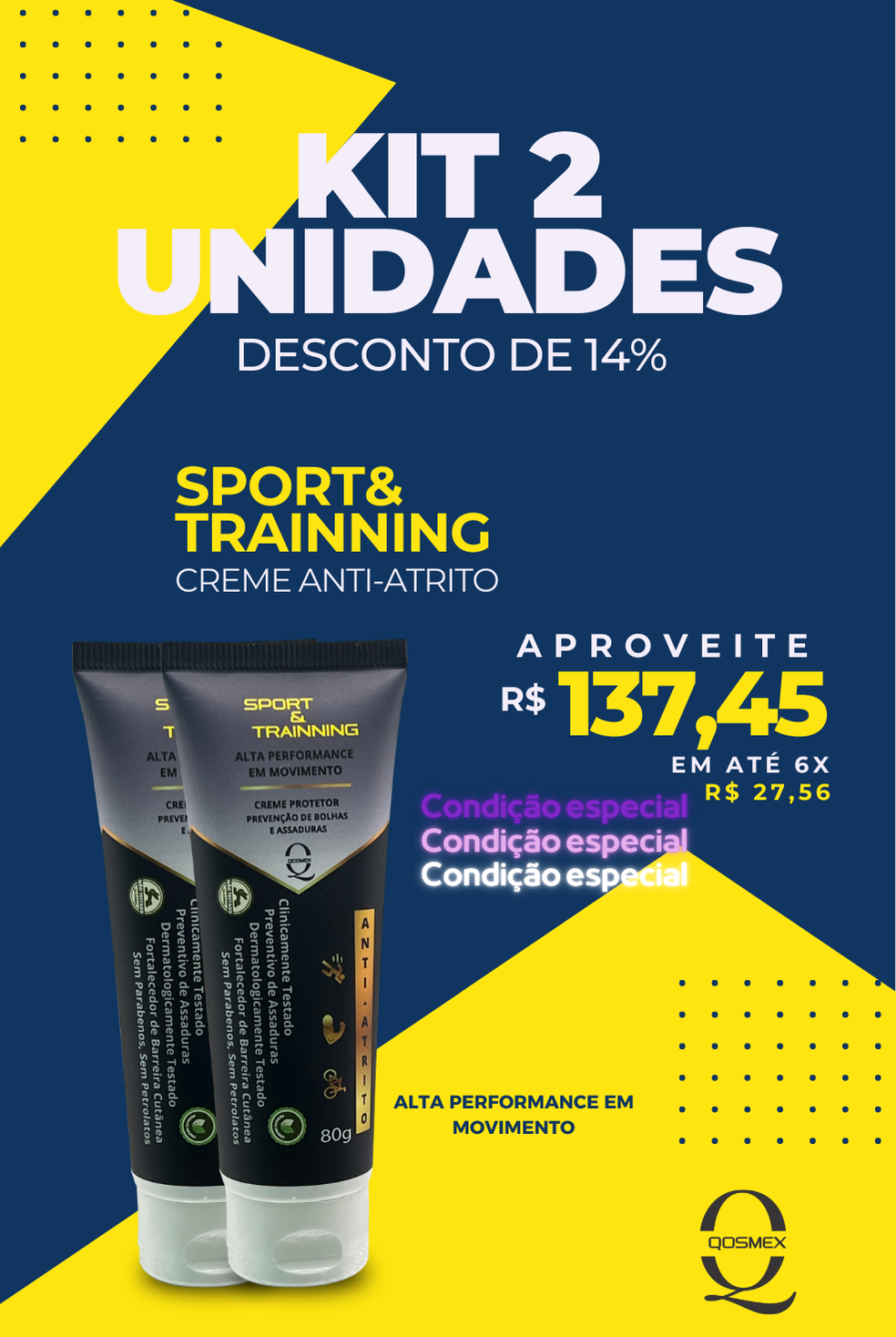 Anti-Atrito Kit 2 Unidades